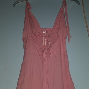 New VS PINK Ruffle Tie Romper | Laurel & Love